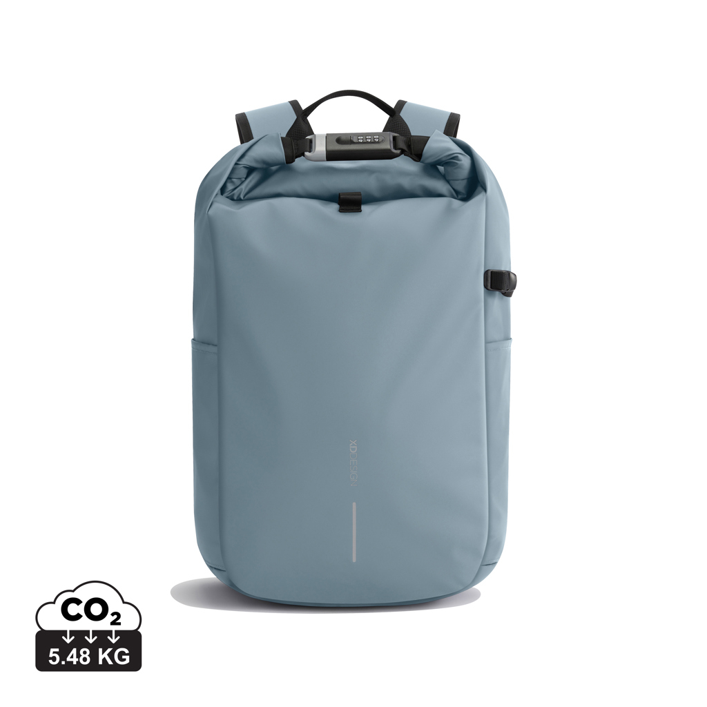 Sac à dos antivol et étanche promotionnel Urban Bleu / Noir